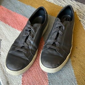 Vince Grey Leather Means Sneaker size 10.5